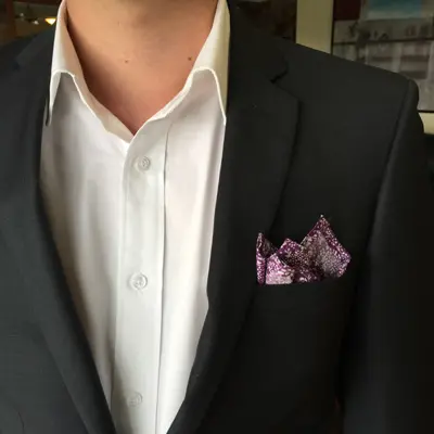 The casual fold pocket square