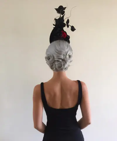 races hairstyles with fascinator