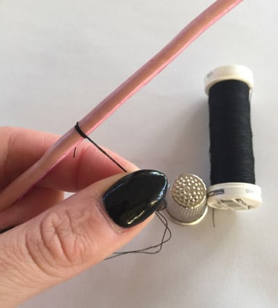 sewing millinery quill DIY