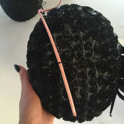 attaching a millinery quill to fascinator