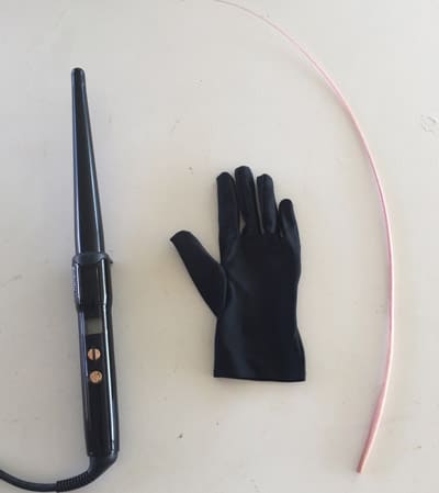 hair curler heat glove