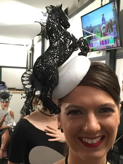 3D printed horse hat embellishment