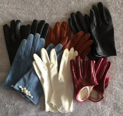 Milano Imai's personal glove collection