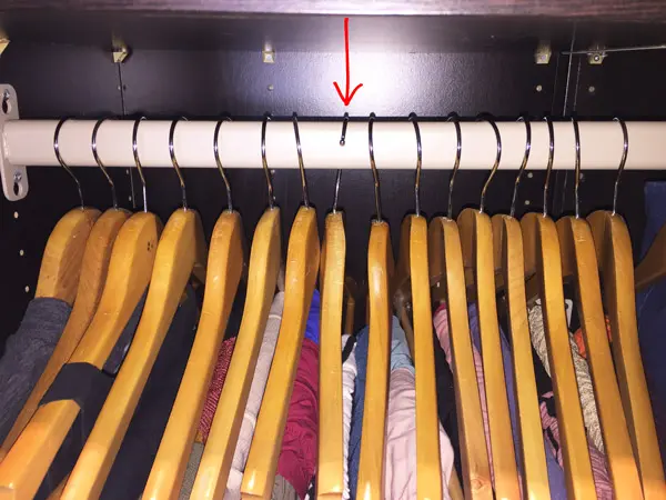 wardrobe organisation tricks coathanger