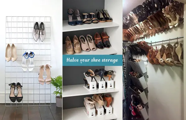 best way to store shoes heels
