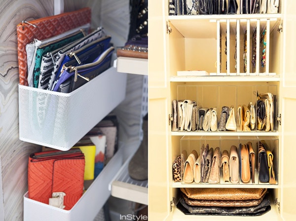 organising accessories in your closet