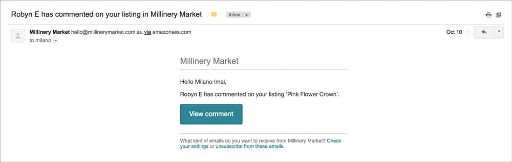 millinery market