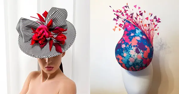 Fabric covered hats