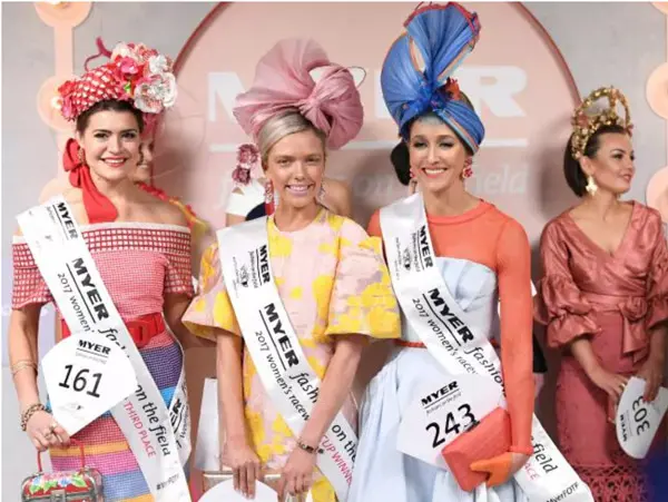 Melbourne cup fashions on the field winners