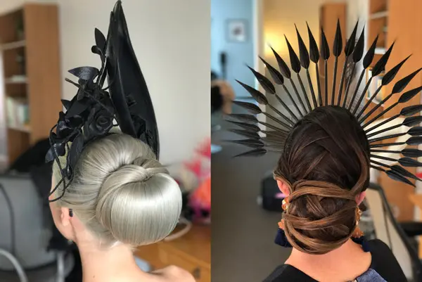 races hairstyle updo