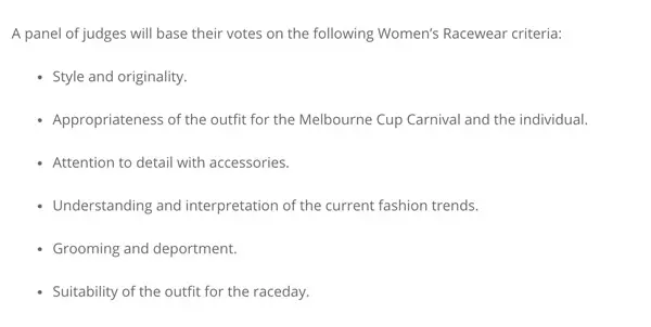 Fashions on the field rules for style and originality