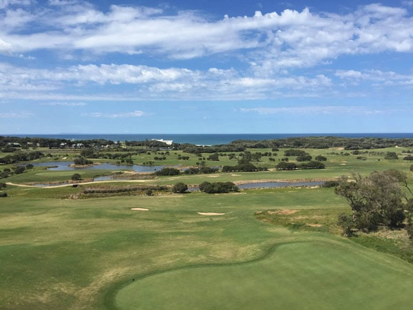 holiday prize view of golf course and ocean
