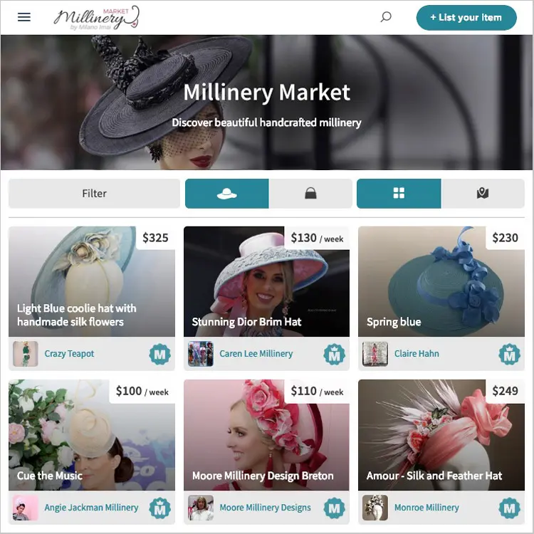 interview with 6 milliners about millinery market