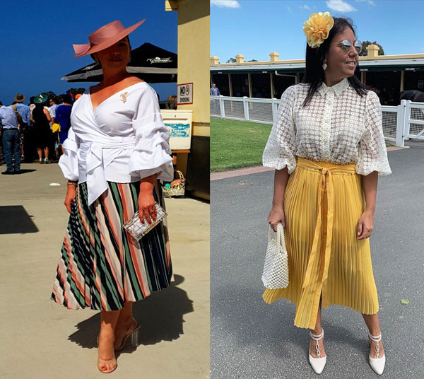pleated skirts for the races how to wear