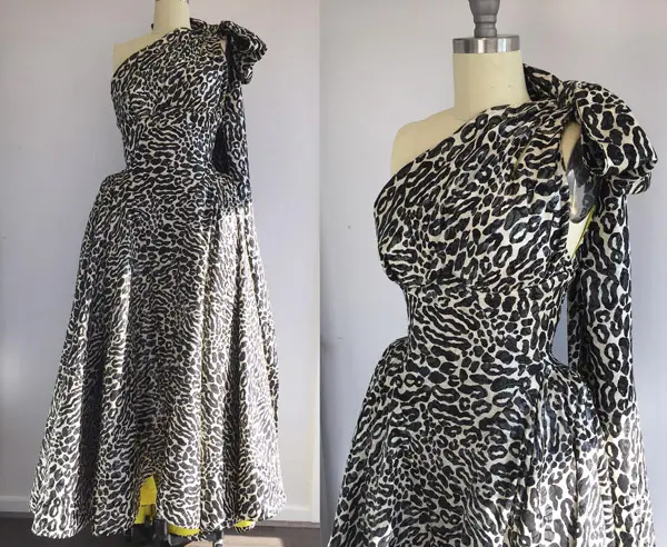 leopard print on trend dress for races