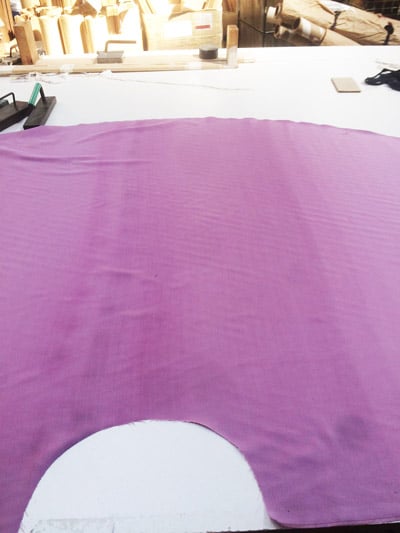 purple cloth fabric