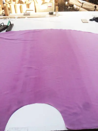 purple cloth fabric