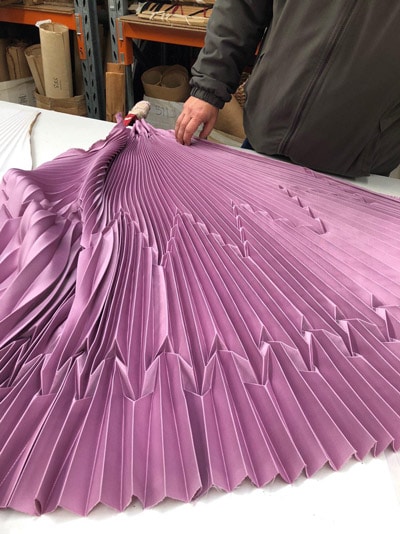 beautiful purple pleats how to make