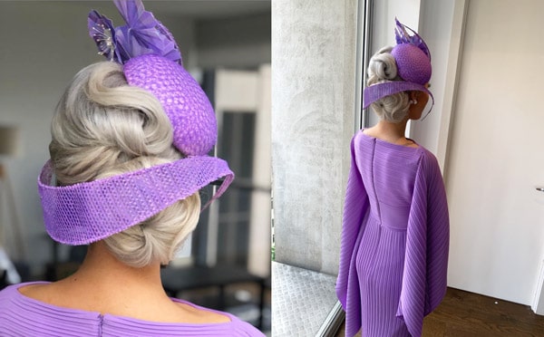 beautiful race day hairstyles with millinery